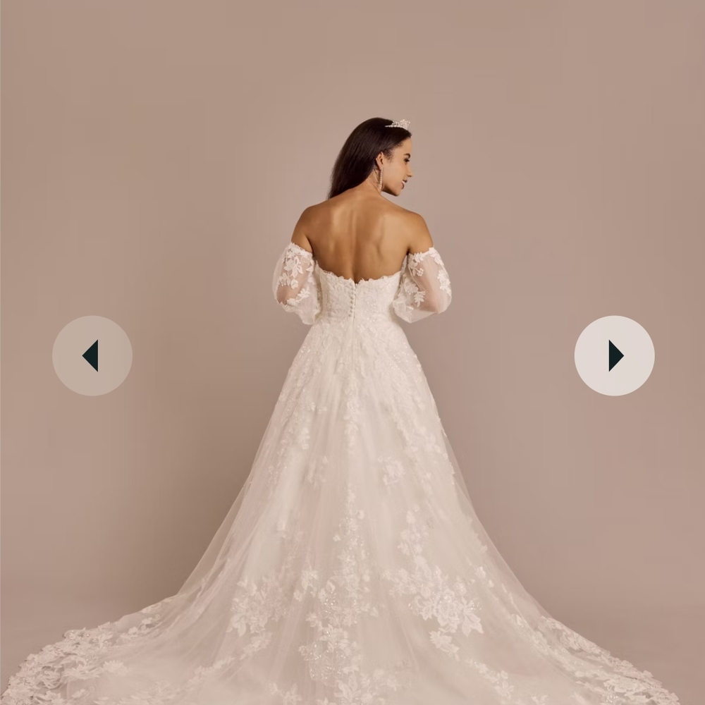 Elegant White Lace Wedding Dress
